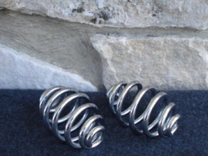 Chrome 3" Solo Bracket Seat Springs Fit for Harley Motorcycle Bobber Chopper - Picture 1 of 1