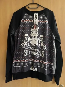 Weihnachtspulli Star War’s Neu mit Etikett EMP Ugly Sweater Größe M Pullover - Bild 1 von 9