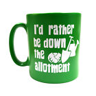 Id Rather Be Down The Allotment Gardening Funny Coloured Mug Gift
