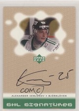 2000-01 Upper Deck Swedish SHL Signatures Alexander Semjonov #AS Auto