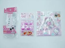 Hello Kitty Rice ball Wrapping and Food Forks set with Rice ball Maker