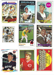 18 Vintage Baseball: Carl Yastrzemski, Mike Cuellar, Matty Alou, Fred Lynn, Jim