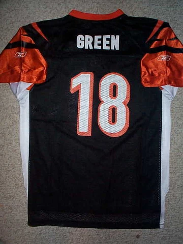 *IRREGULAR* Cincinnati Bengals AJ Green nfl Jersey Youth Kids Boys (xl) Cover