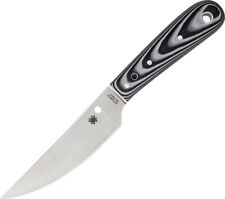 Spyderco Bow River 4.25" 8Cr13MoV Stainless Flat Grind G10 Fixed Knife FB46GP