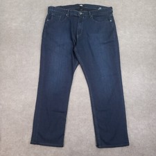 Paige Federal Jeans Mens 40x28 Blue Denim Straight Leg Stretch Pockets