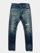John Elliott -The Cast 2 Siena Jeans Japanese Distressed Denim Sz 33W X 34L