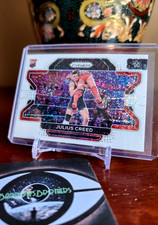 Julius Creed 2022 Panini Prizm Debut WWE WHITE SPARKLE RC #75 Rookie Card NXT