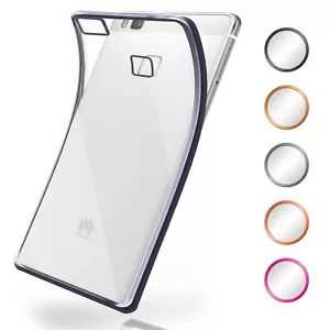 Case for Huawei P9 Lite Silicone Protective Transparent Clear Mobile Phone Ch... - Picture 1 of 9