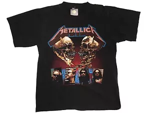 CAMISETA METALLICA GIRA 2003 RARA VINTAGE PARTE DELANTERA TRASERA HEAVY METAL THRASH GRANDE L - Imagen 1 de 4
