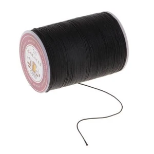 130 Meters Round Ribbon Cord Polyester ed .5mm Color Selection - Black - Picture 1 of 8
