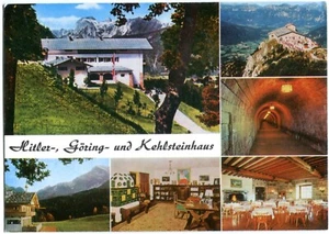 AK BERCHTESGADEN OBERSALZBERG Hitl.- Goering- & Kehlstein-Haus, immagine multipla anni '50 - Foto 1 di 1