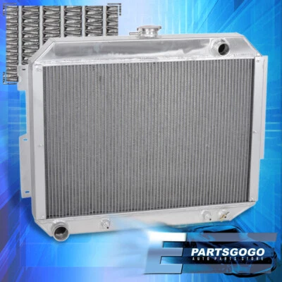 For 67-70 Chrysler 300 300C Plymouth Fury Tri-Core Engine Full Aluminum Radiator Foto 1 de 4