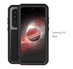 LOVE MEI Gorilla Glass Metal Silicone Hybrid Case Cover for Samsung A53 A34 A54 - Picture 1 of 18