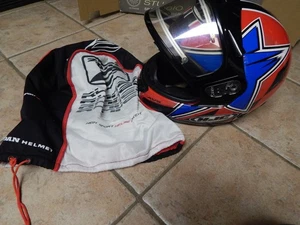 Casco de motocicleta HJC CL 12 adulto Snell DOT talla L 7 3/8 - 7 5/8 - Imagen 1 de 7