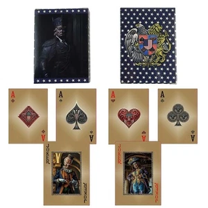 Donald Trump Playing Cards MAGA Poker Cards Waterproof Trump Gift Biden Kamala - Picture 1 of 3