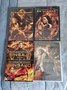 !!! LOS JUEGOS DEL HAMBRE *** SAGA COMPLETA CON 5 DVD *** ESPAÑOLA - Imagen 1 de 2