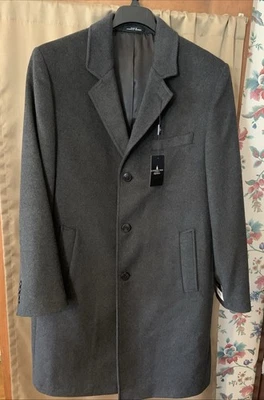 NUEVO Abrigo London Fog, Lana, Para Hombre Talla 42L, Estilo #: LS19193 Abrigo Chaqueta Foto 1 de 4