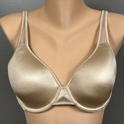 Vanity Fair Cuerpo Esculpido Contorno Con Aros Talla 36C 75222 Forrado Beige Alisado Foto 1 de 4