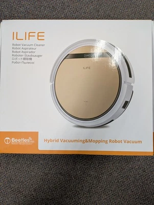 ILIFE V5s Pro 机器人吸尘器及拖把-金色新鲜电池 — 第 1/4 张图片
