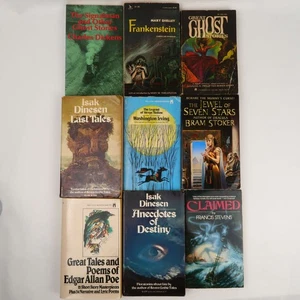 Paperbacks From Hell - 9 Book Lot - Vintage MMPB Horror Novels, Classics (Y) - Picture 1 of 5