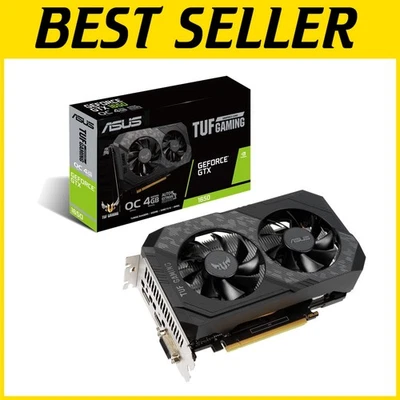 Compact Nvidia GTX 1650 TUF Gaming 4GB OC Video Card – 4096x2160 Resolution - Image 1 of 4