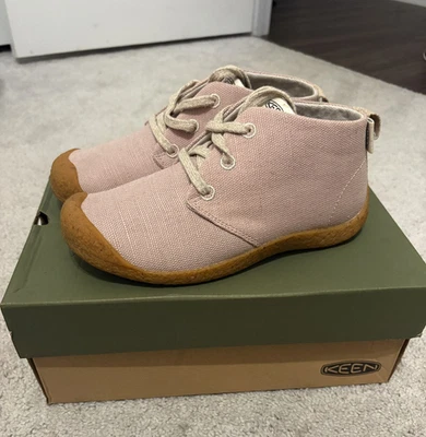 Botas Keen para mujer 7 Mosey Chukka beige lona con cordones tobillo 1027266 Foto 1 de 4