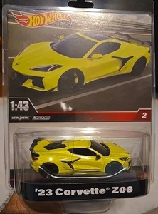 2023 1:43 HOT WHEELS PREMIUM Car Culture '23 Corvette Z06 #2 - Picture 1 of 4