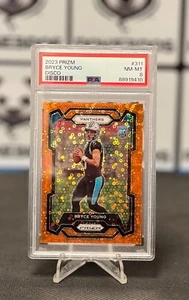 Panini Orange Disco Prizm 2023: #311 Bryce Young Panthers radiocontrol novato - PSA 8 - Imagen 1 de 2