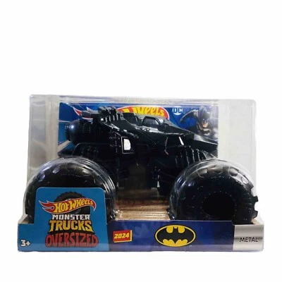 Hot Wheels Monster Trucks Oversized 2024 Batman 1:24 Scale Brand New Mattel - Image 1 of 4