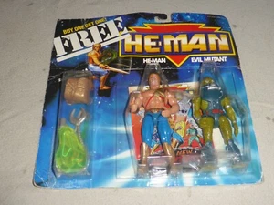 NUEVO SET DE REGALO DE FIGURA DE CÓMIC ADVENTURES OF HE-MAN EVIL MUTANT MATTEL 1989 NOC MOTU - Imagen 1 de 5