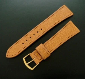 Hermosa correa/banda de piel de cerdo genuina de jengibre de 21 mm de longitud regular para hombre - Imagen 1 de 1