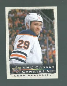Leon Draisaitl Edmonton Oilers NHL Canvas Insert # C-3 *175 - Picture 1 of 2