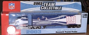 2003 Team Collectible NFL Official NY GIANTS Kenworth Tractor Trailer Truck   - Picture 1 of 5
