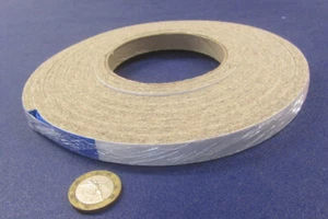 F3 Adhesive Backed Felt 1/4" Thick x 1/2" Wide x 10 Foot Roll - Picture 1 of 10