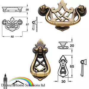 Paquetes de gabinete de cocina Hafele bronce caxton 30/82 mm de 1 5 10 - Imagen 1 de 9