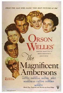 PÓSTER DE LA PELÍCULA THE MAGNÍFICO AMBERSONS 27x40 Joseph Cotten Anne Baxter Tim Holt - Imagen 1 de 1