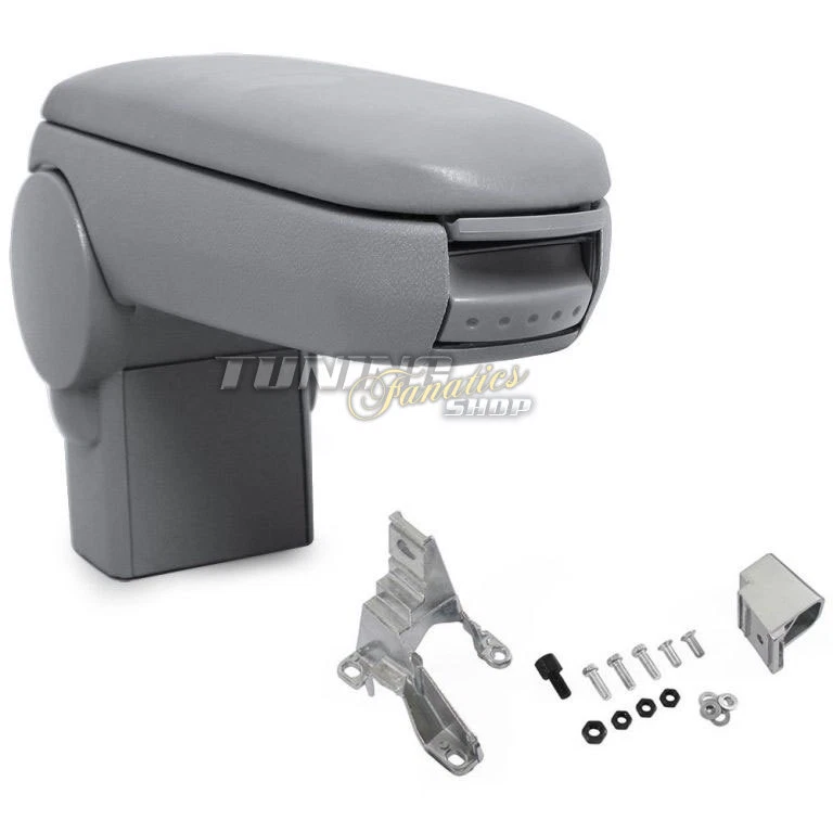 Accoudoir Central Fois Kit pour VW GOLF 4 IV/ Bora + Variant En Cuir Gris - Photo 1/1