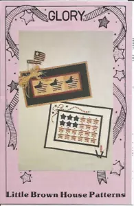 No-Sew Applique Patriotic Mini Quilt Pattern Glory Uncut - Picture 1 of 2