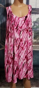 Secret Treasures Nightgown Sz 3X Multicolor Sleeveless Lace Back Knit (Read Desc - Picture 1 of 6