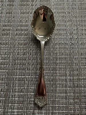 Cucharadita Cuevee Plateada Garantizada Lily Sugar Berry Plato Plata Vintage Art Deco  Foto 1 de 4
