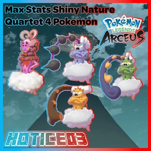 Pokemon Legends: Arceus Shiny/Non Shiny Nature Quartet Max Stats - Picture 1 of 3