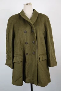 Les Copains Coat Shawl Collar Women's Jacket 42/II Woman Coat Vintage Italy - Picture 1 of 6