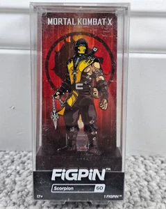 Figpin Mortal Kombat X Scorpion # 60 in Hard Case - Picture 1 of 4