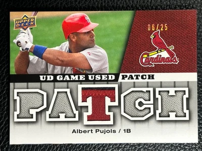 Parche usado Upper Deck Series One 2009 Albert Pujols/25 juegos  Foto 1 de 2