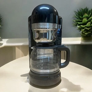 KitchenAid KCM1204OB 12 Cup Coffee Maker Onyx Black And Chrome VERY CLEAN. - Picture 1 of 11