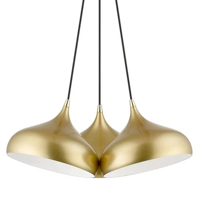 Livex Lighting 41053 Amador 3 Luces 25"W Colgante Multi Luz - Oro Suave / Foto 1 de 4