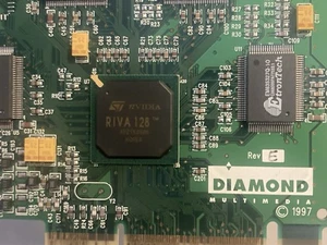 Viper 330 Diamond multimedia 1997 AGP 4MB OEM Nvidia Riva 128 EtronTech Untested - Afbeelding 1 van 6