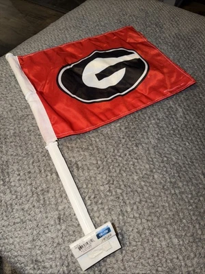 Bandera ventilador ventana coche NCAA Georgia Bulldogs Foto 1 de 3