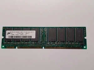 MT8LSDT1664AG-133B1 128MB PC-133 Micron PC133 3,3V SDRAM 168PIN Non ECC Non REG - Bild 1 von 3