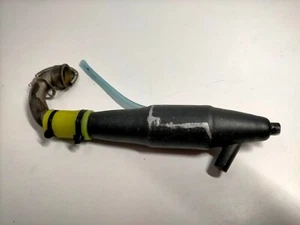 HOBAO PIRATE MT TUNED PIPE / Muffler exhaust alloy RACE 1/8 Truck 4WD - Picture 1 of 4